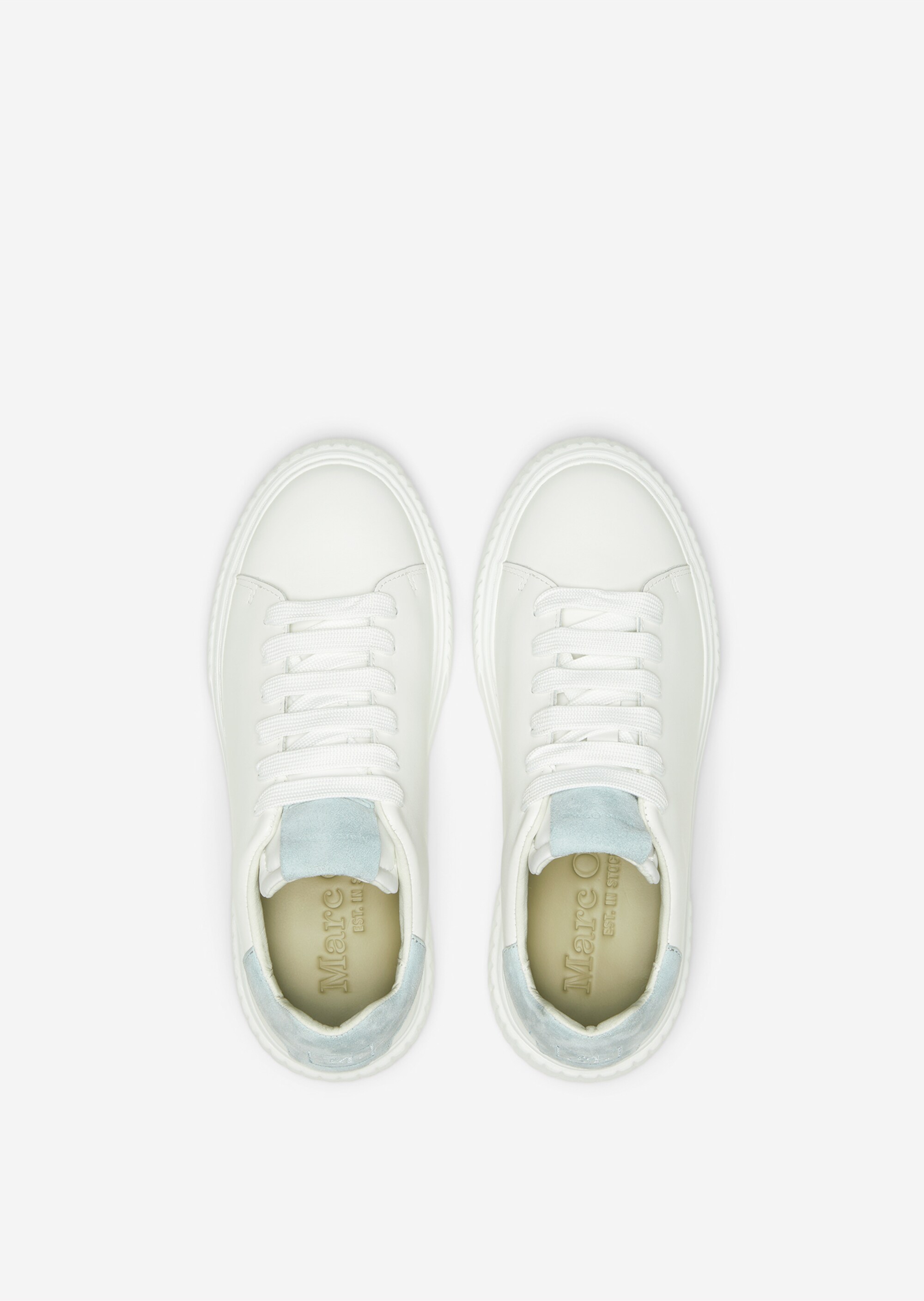 Sneaker aus softem Kalbleder