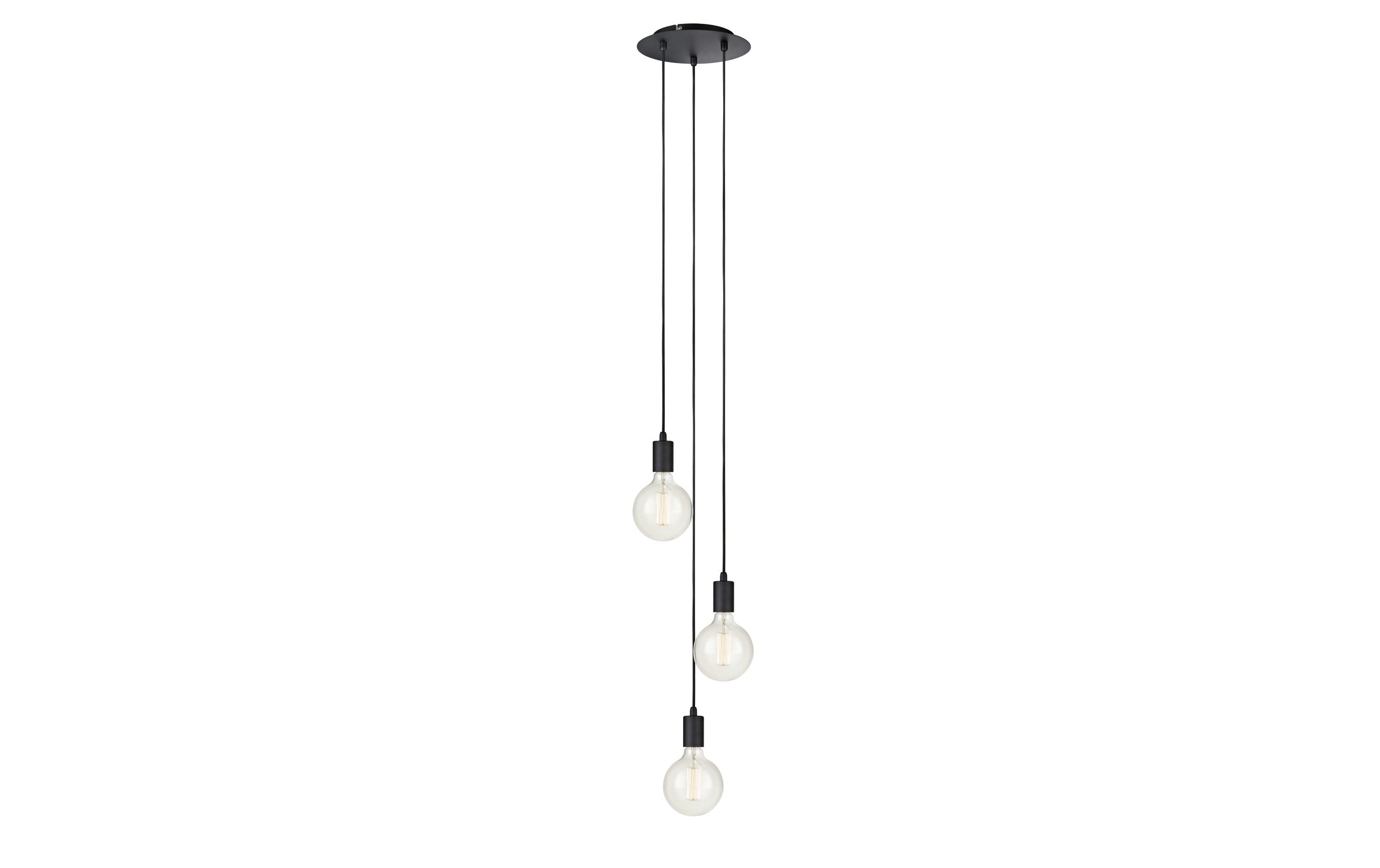Pendelleuchte SKY 3L SchwarzPendelleuchte, Schwarz