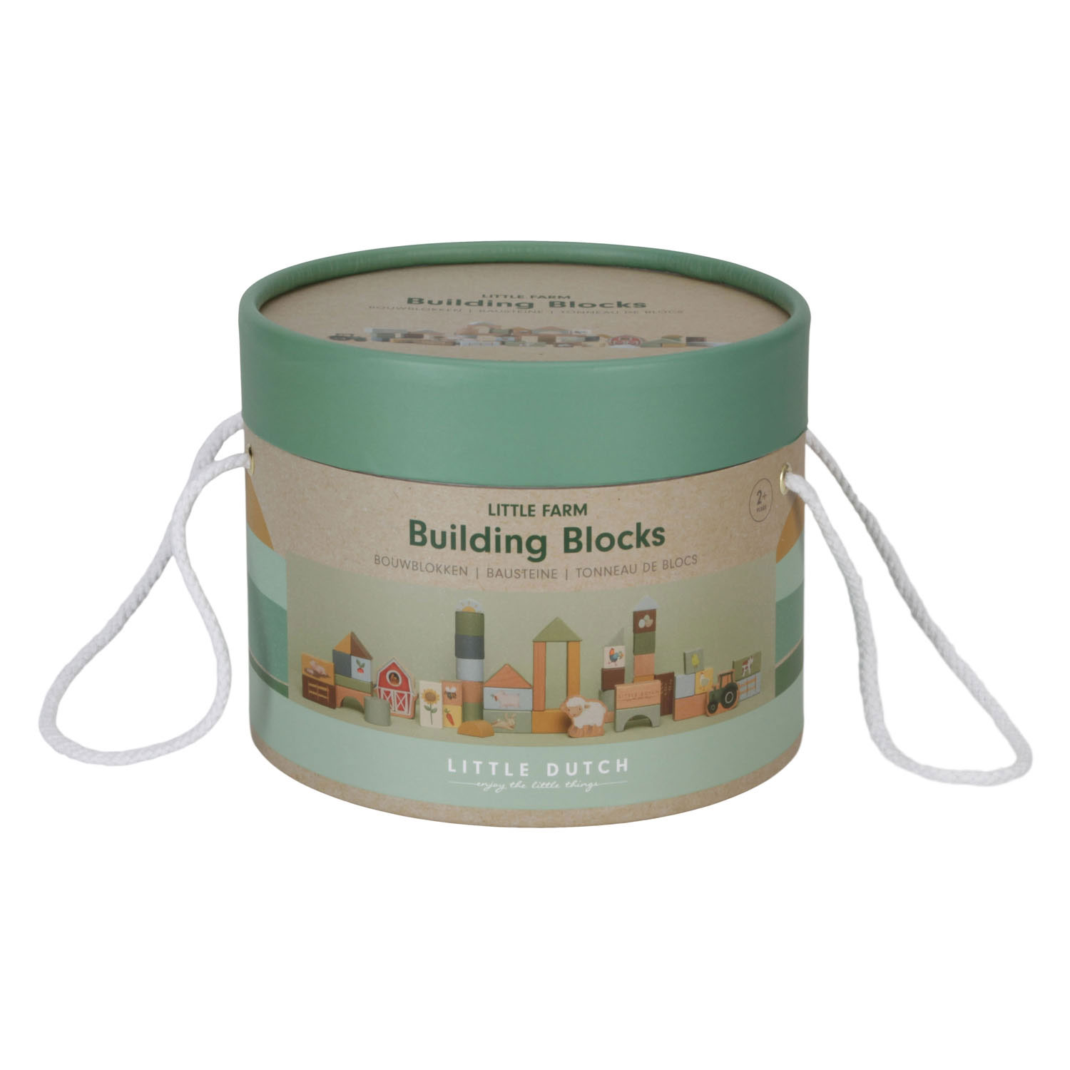 Little Dutch Houten Bouwblokken Little Farm FSC