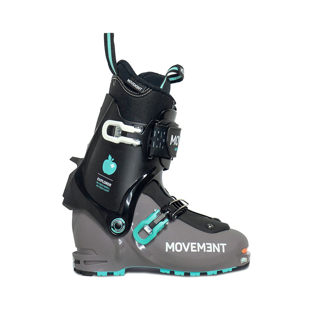 Movement EXPLORER WOMEN - Chaussures ski randonné Femme taupe/black/turquoise - ultralon