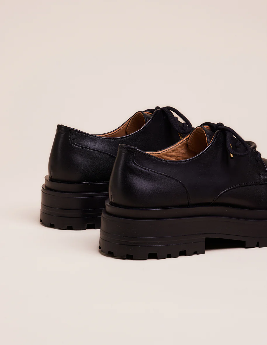 Derbies Madeline - Cuir noir