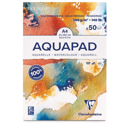 Clairefontaine Goldline Aquapad Aquarellblock