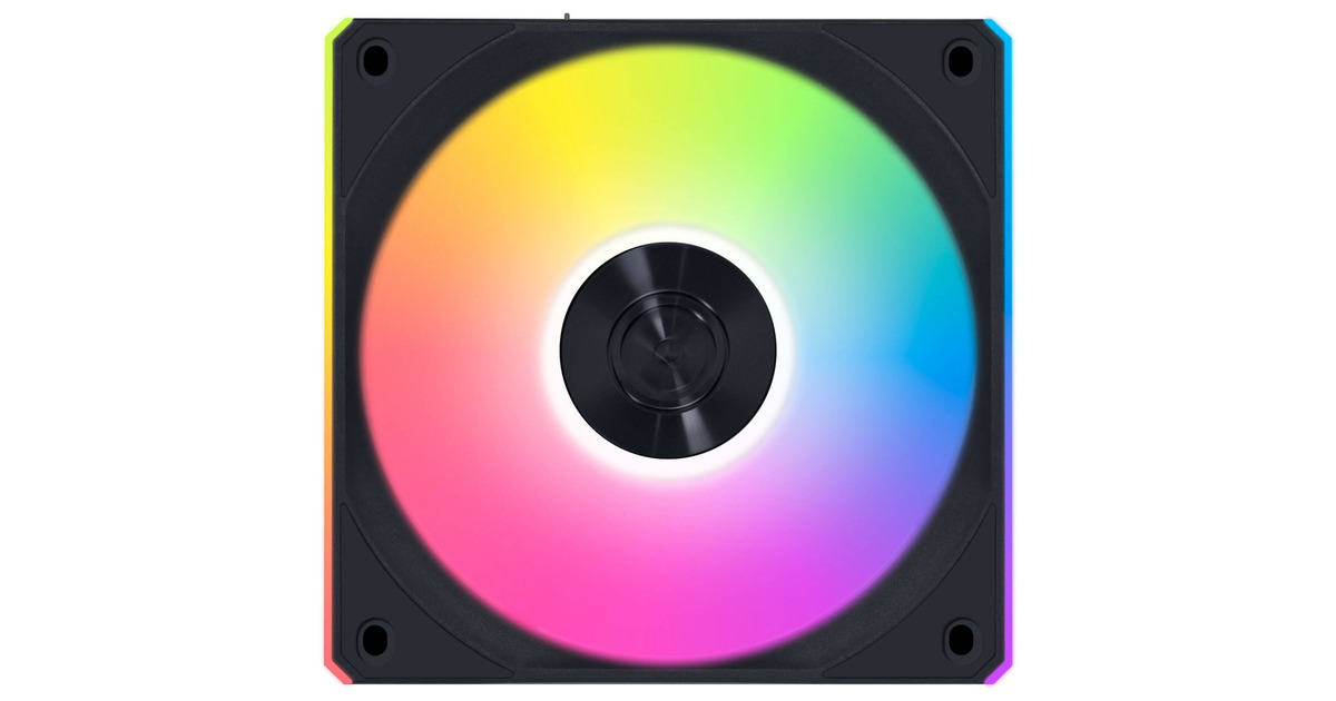 Lian LiUNI FAN CL120 Wireless RGB case fans  (Zwart, 3 stuks, 120 x 120 x 28 mm, PWM)