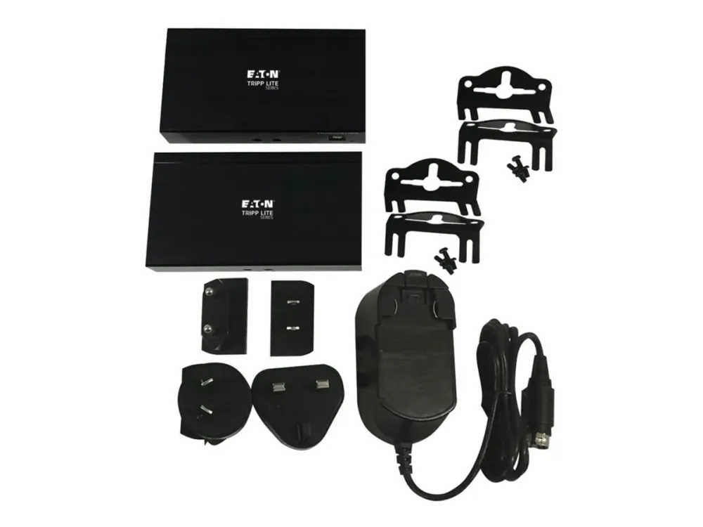 Eaton Tripp Lite Series USB C to HDMI over Cat6 Extender Kit with KVM Support, 4K 60Hz, 4:4:4, Transmitter/Receiver, USB, PoC, HDCP 2.2, up to 230 ft., TAA; - Video/audio ekspander - HDMI, USB-C - over CAT 6 - op til 70 m - TAA-kompatibel - for P/N: