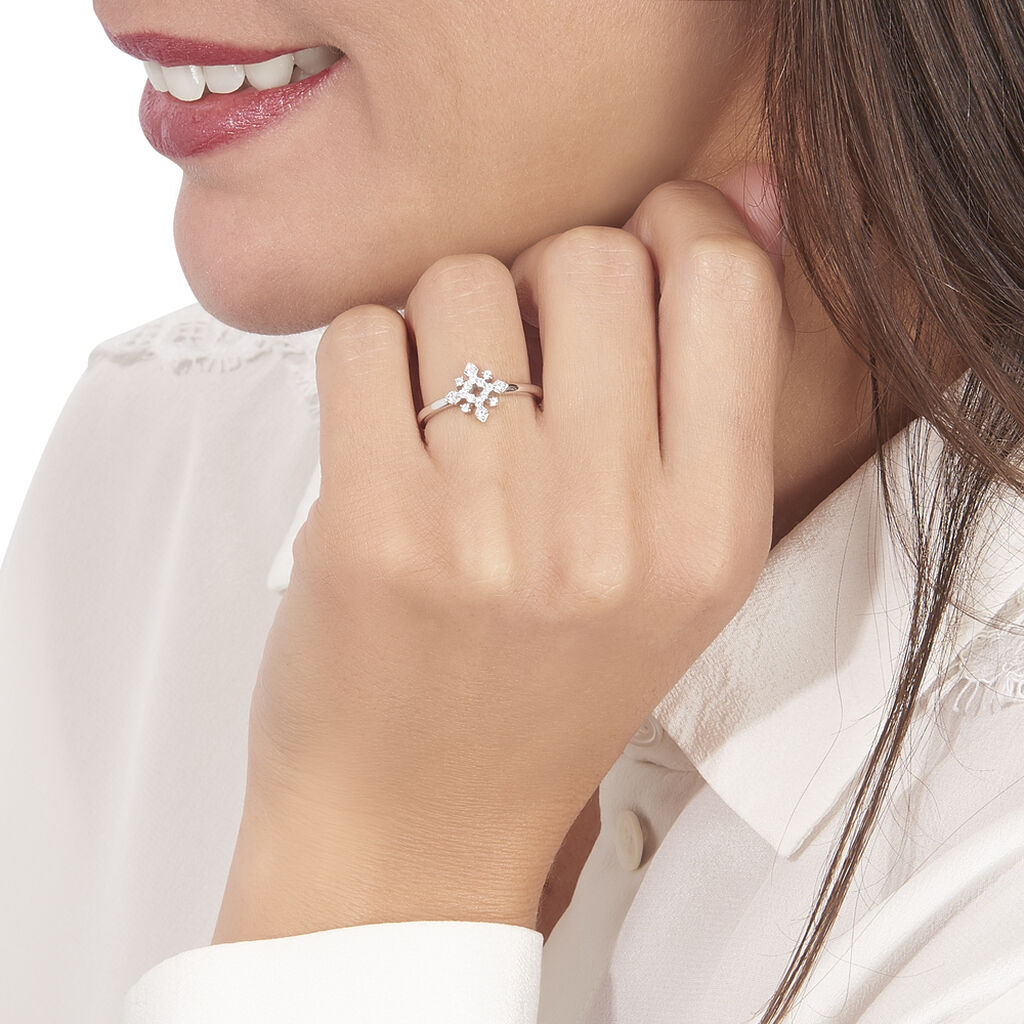Bague Anea Or Blanc Diamant