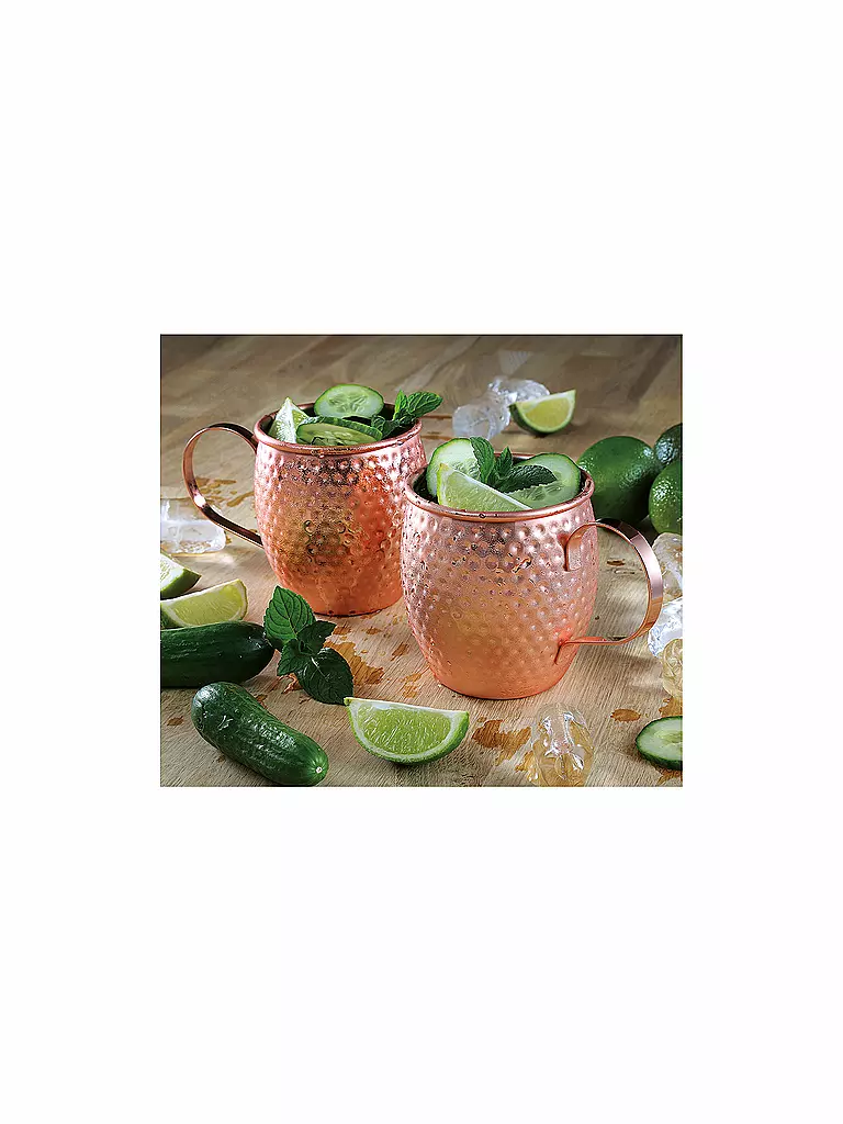 CILIO Becher MOSCOW MULE Hammerschlag 500ml kupfer