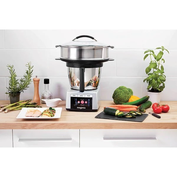 Lot accessoire cuiseur vapeur et pétrin XL pour Cook Expert Magimix