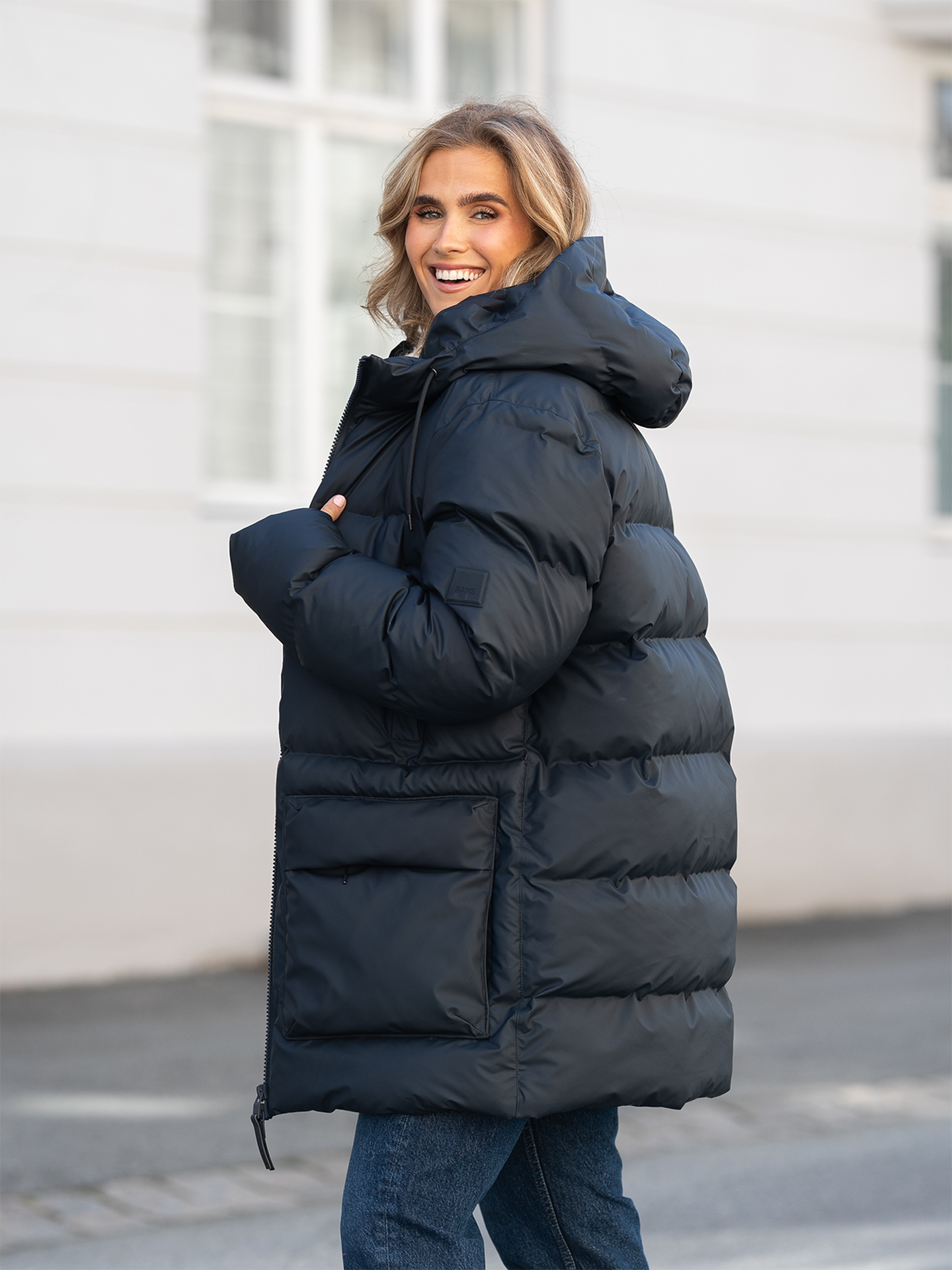 Alta Long Puffer Cargo Jacket