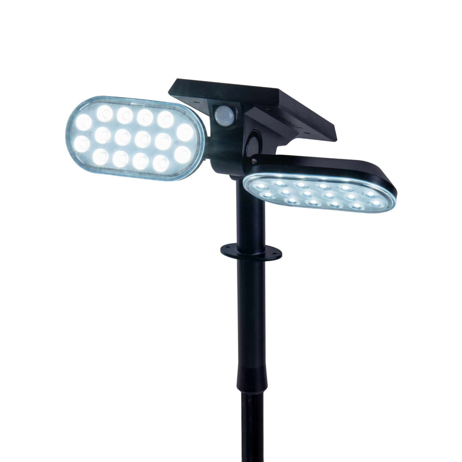 LED-Solarstrahler PACO - schwarz - 31,9 cm hoch