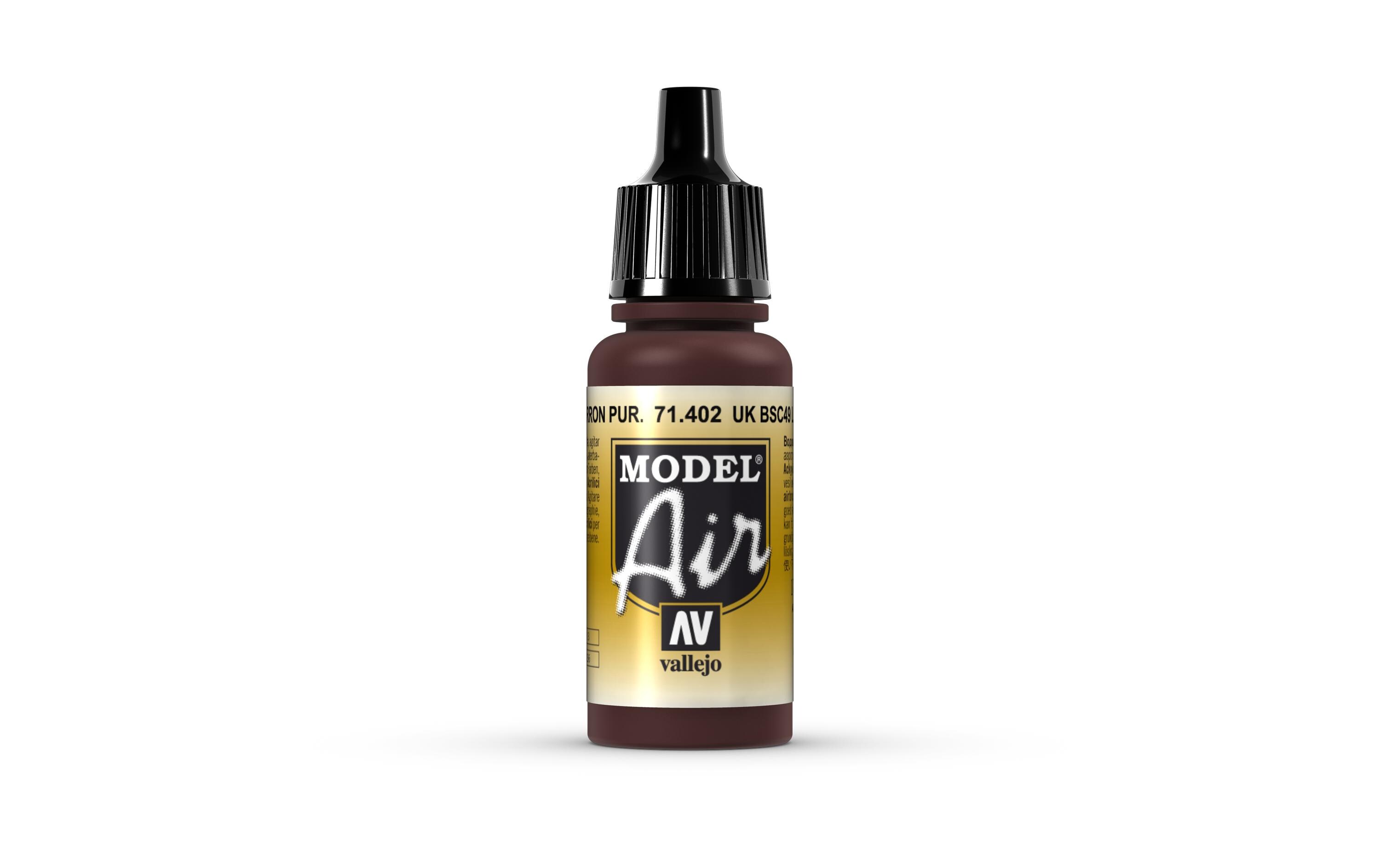 Airbrushfarbe UK BSC 49 Lila Braun 17 mlAcryl Model Air Color Serie 400 für Airbrush