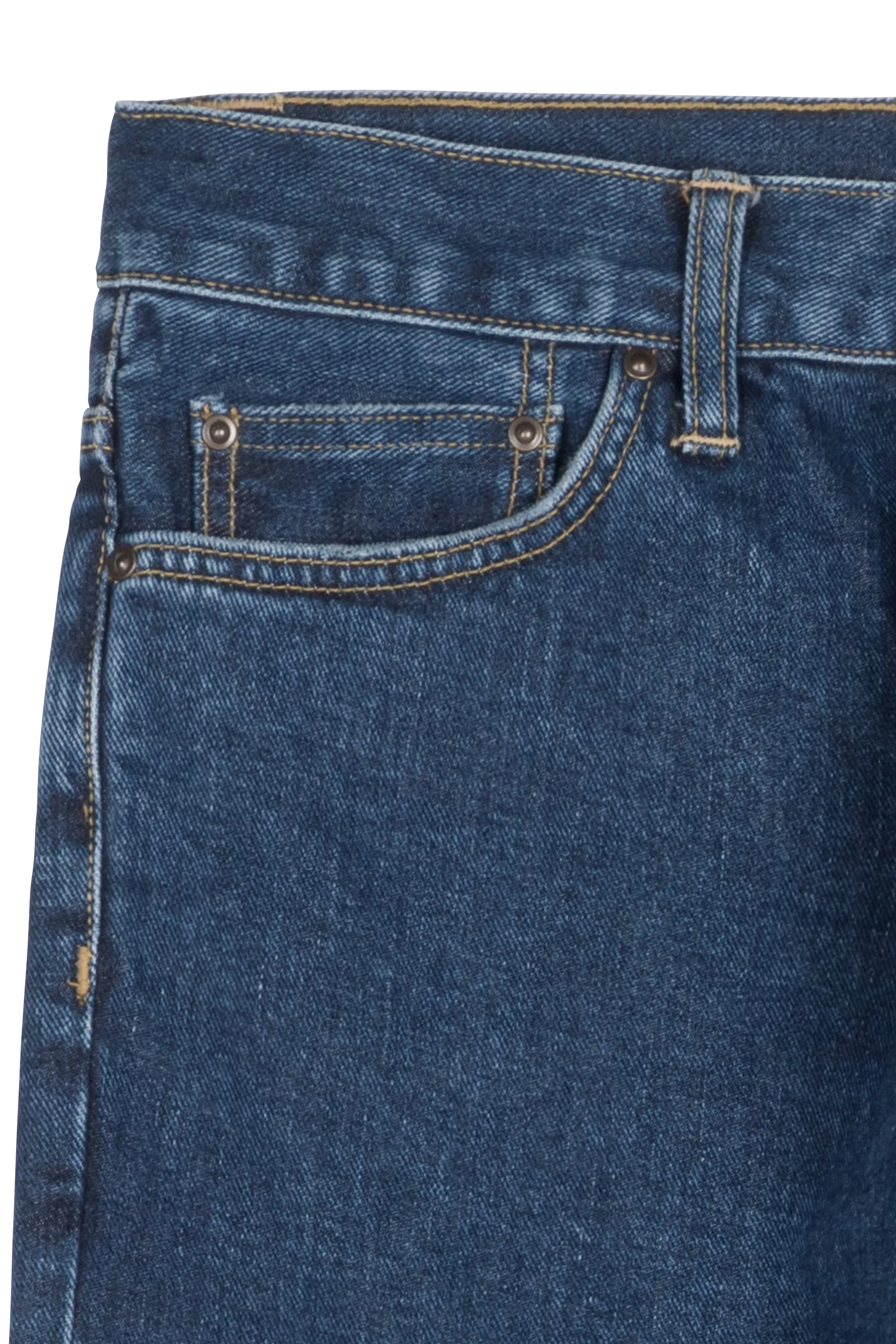 CARHARTT WIP Jean droit en coton bio  KLONDIKE Bleu