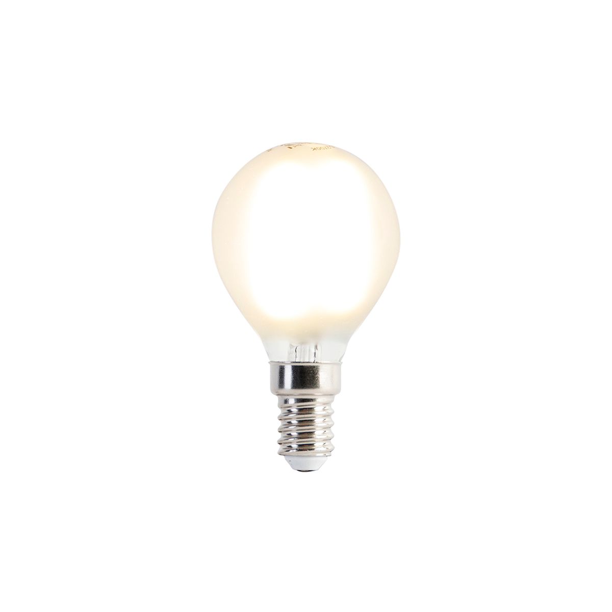 Set van 4 E14 LED lampen P45 mat 3,5W 360 lm 2700K