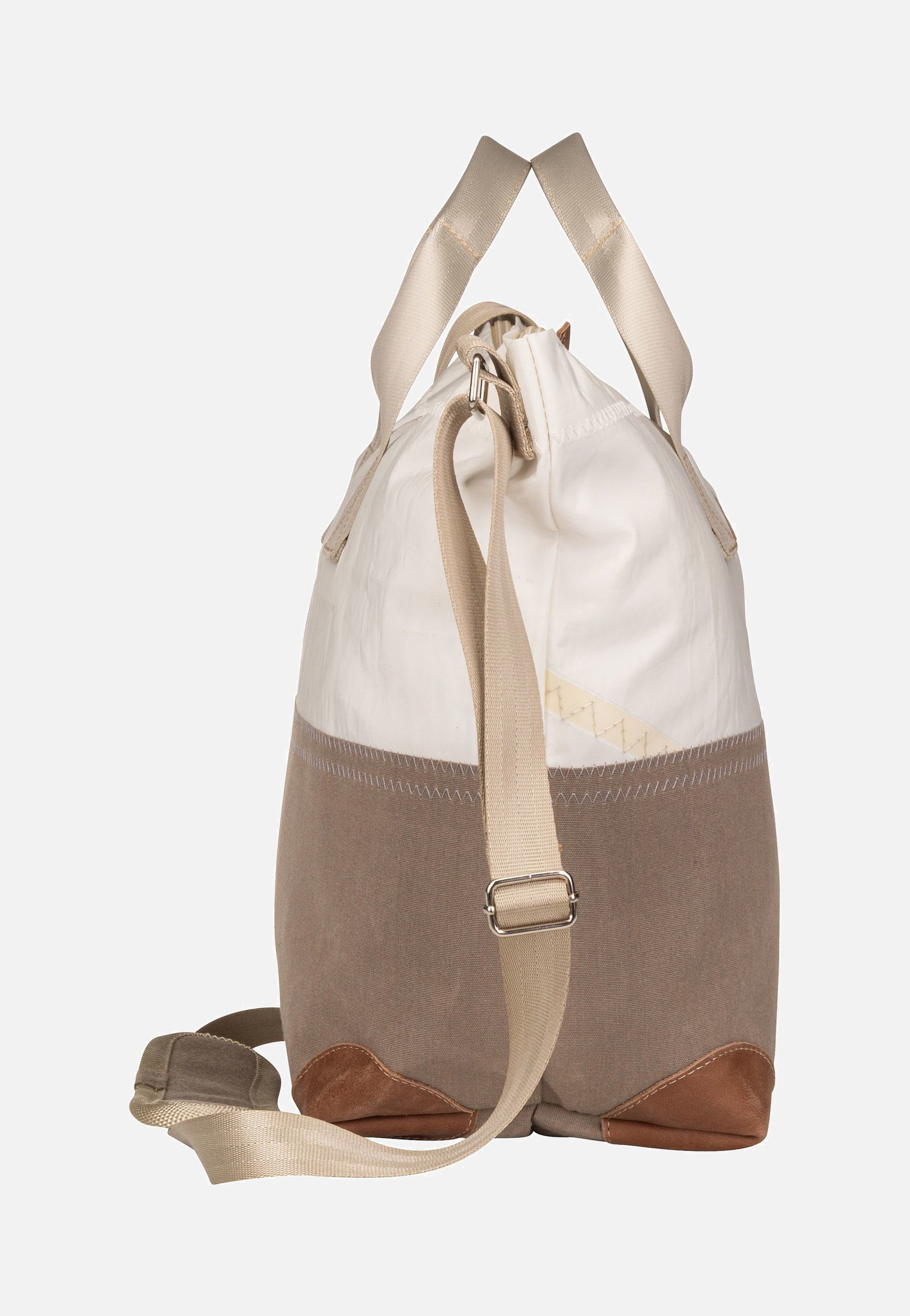 Suutje Weiß/Balken Taupe - Crossbody Bag