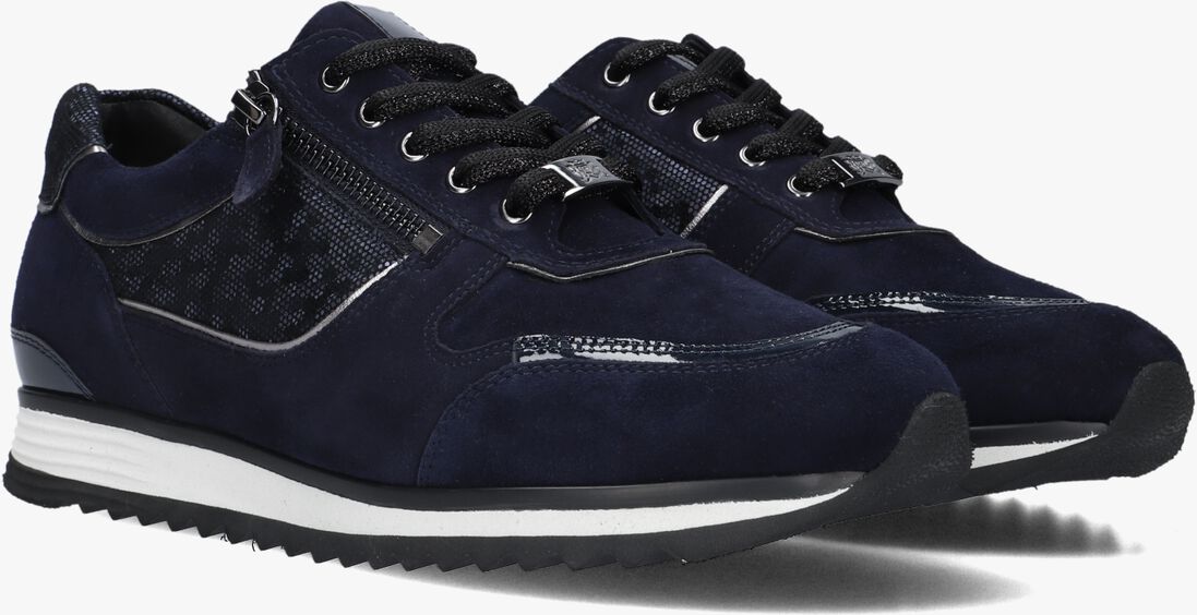 blauwe hassia lage sneakers porto