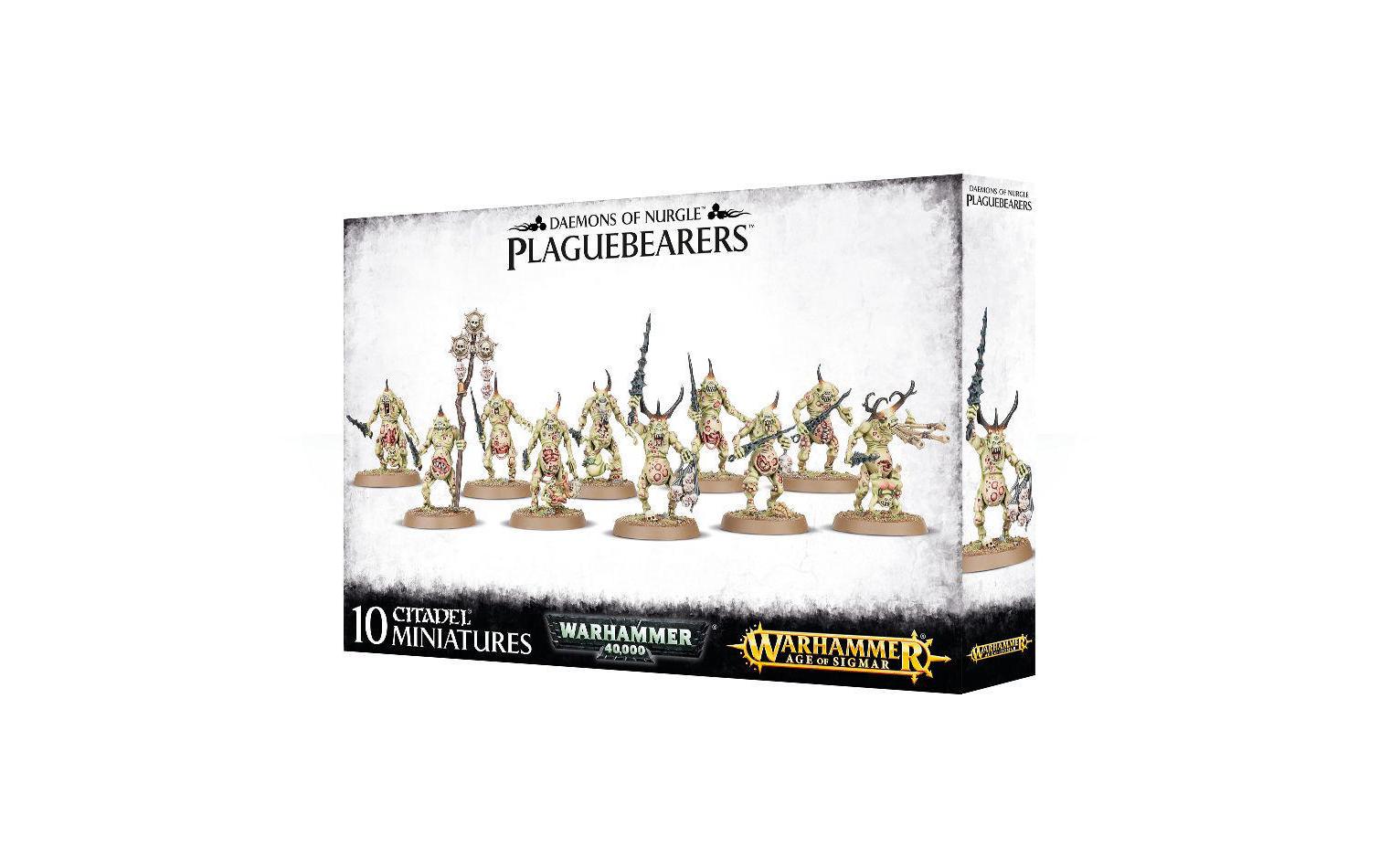 Figurenset Warhammer AoS Daemons Of Nurgle PlaguebearersWarhammer Miniaturen Bausatz