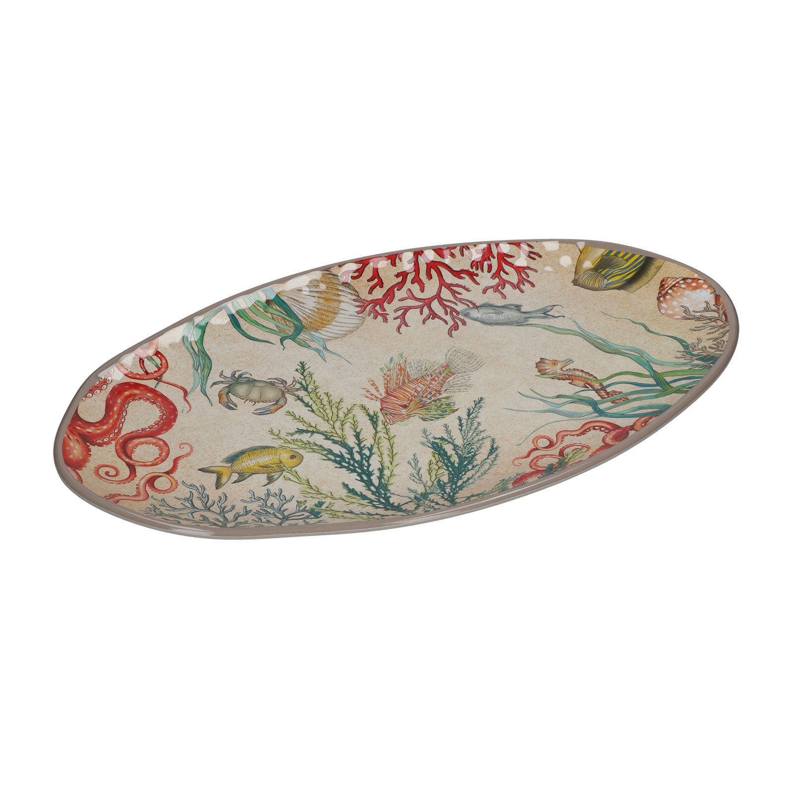 ROSE & TULIPANI Servierplatte oval SEA LIFE
