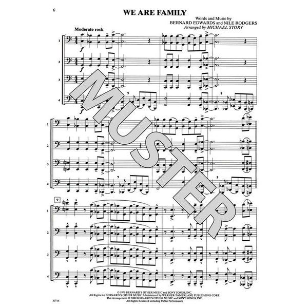 Alfred Music Publishing Pop Quartets For All Trombone