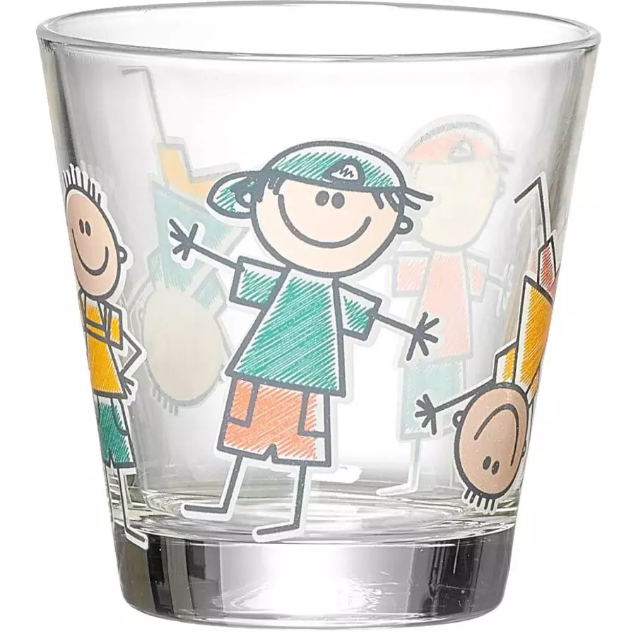 Ritzenhoff & Breker GmbH & Co. KG Trinkglas Boys BEST FRIENDS 270 ml 6er Set bunt
