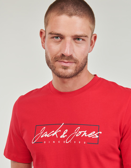 Jack & Jones - JJZURI TEE SS CREW NECK - Rouge