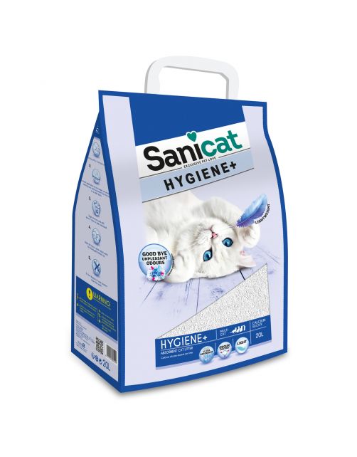 Sanicat Hygiene + - Kattenbakvulling - 20 l