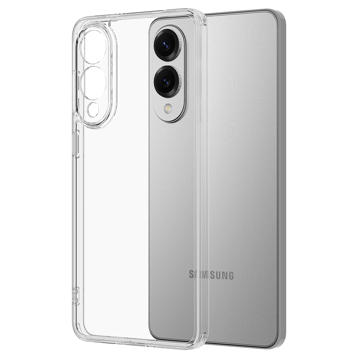 Samsung Galaxy S25 Edge Hybrid Hülle TPU Bumper   Acryl Rückseite - Transparent