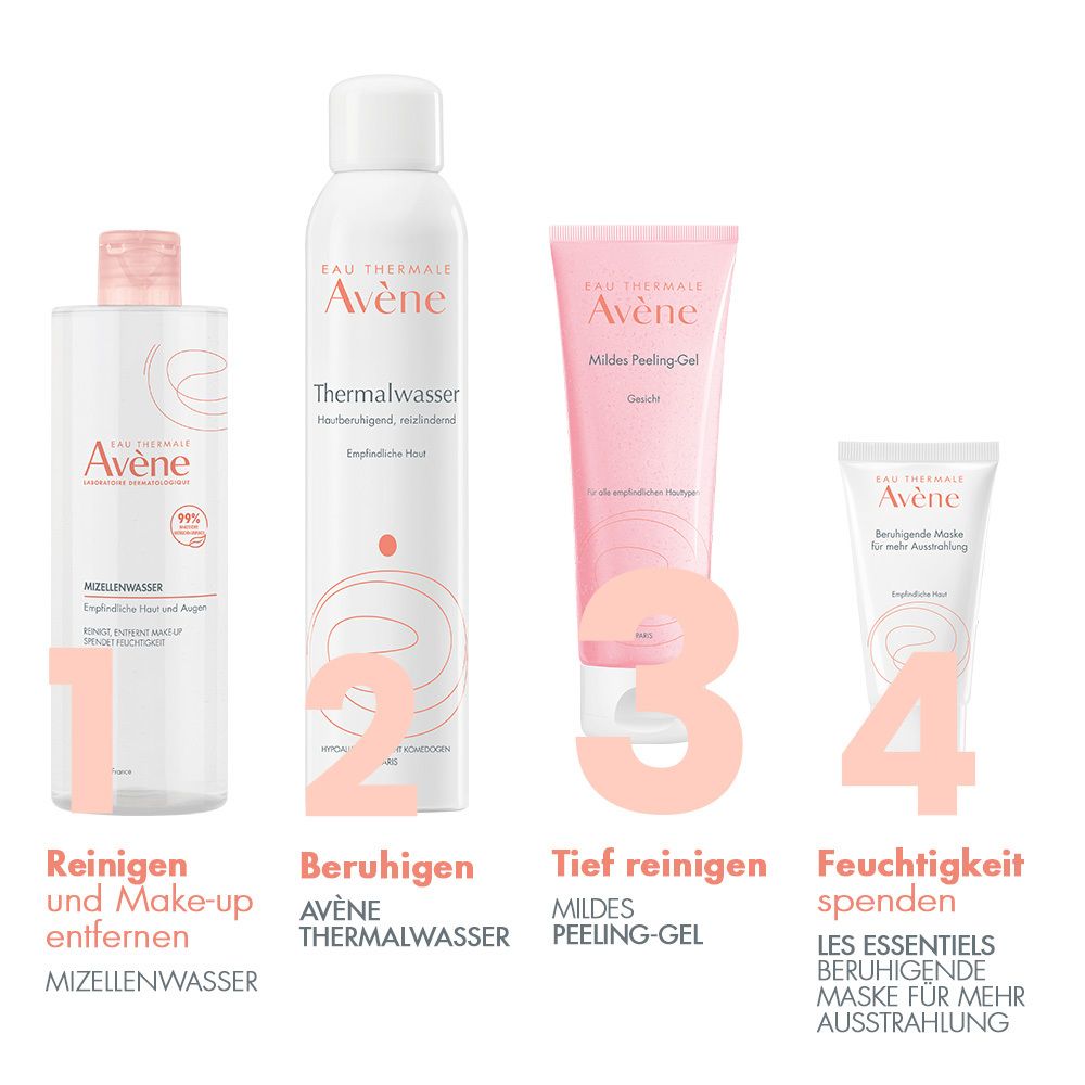 Avène Mildes Peeling-Gel - für empfindliche Hauttypen und ein verfeinertes Hautbild