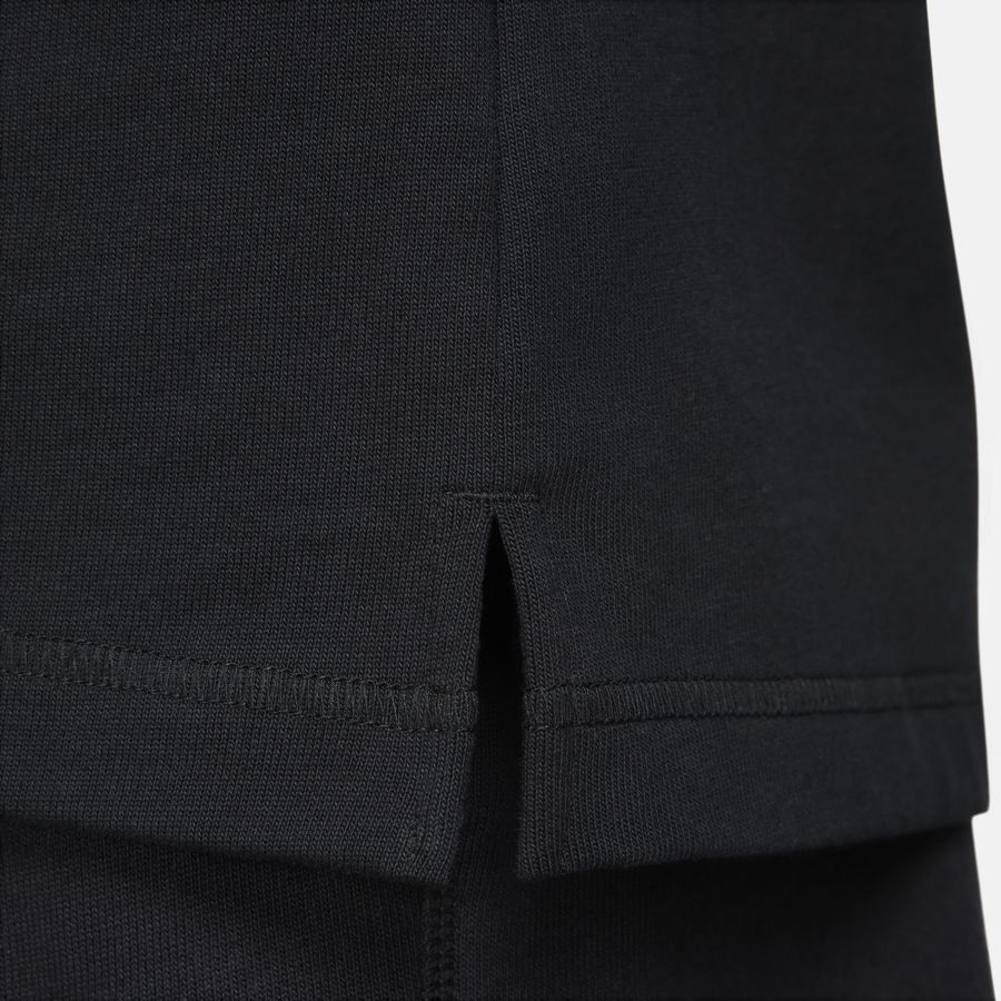 Nike Club Men's Long-Sleeve Knit Po BLACK/WHITE