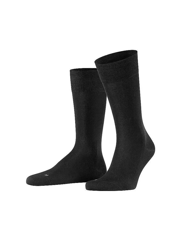 FALKE Herren Socken Sensitive Malaga black schwarz