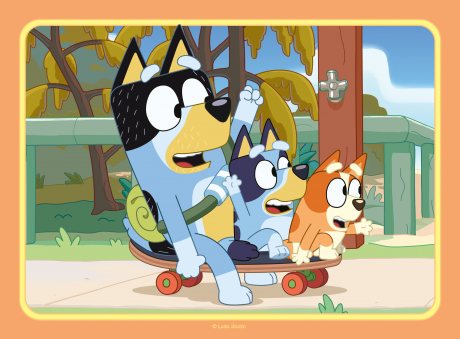 Bluey 4 In A Box Puzzle