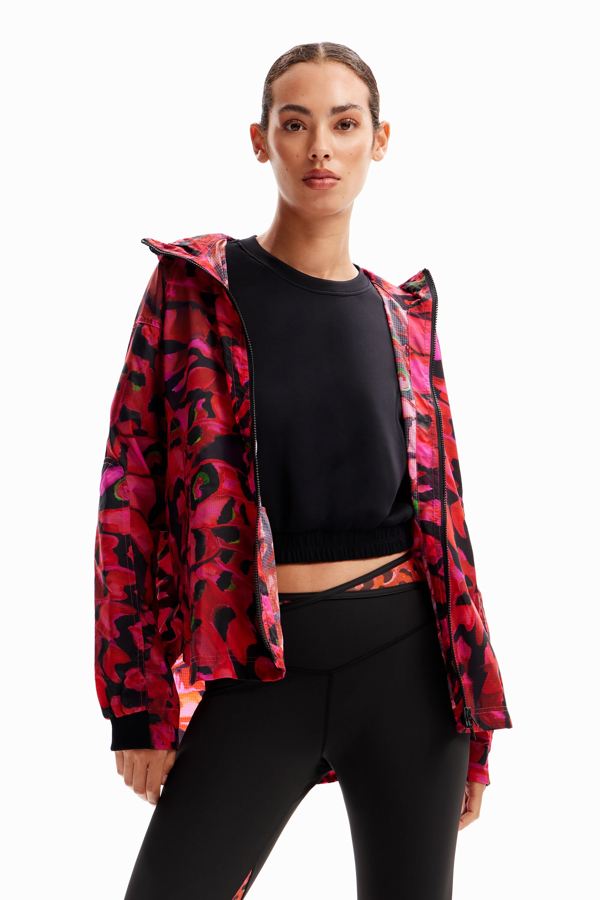 Veste sport court papillon