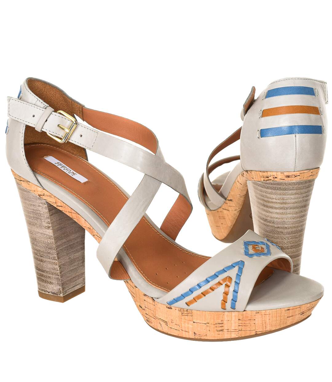 Women's high-heeled / platform sandals