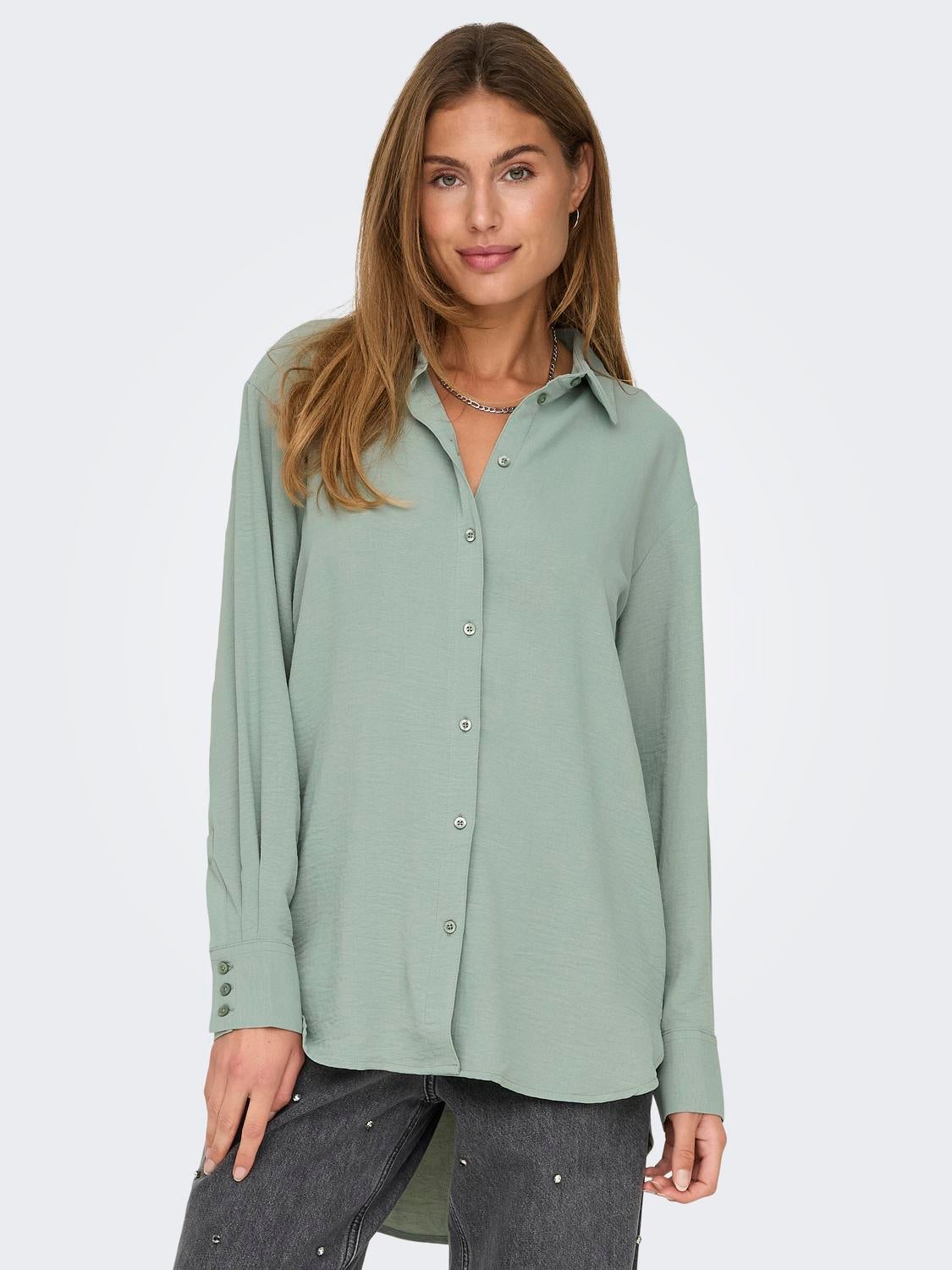 JDYKENTA Hemd Iceberg Green