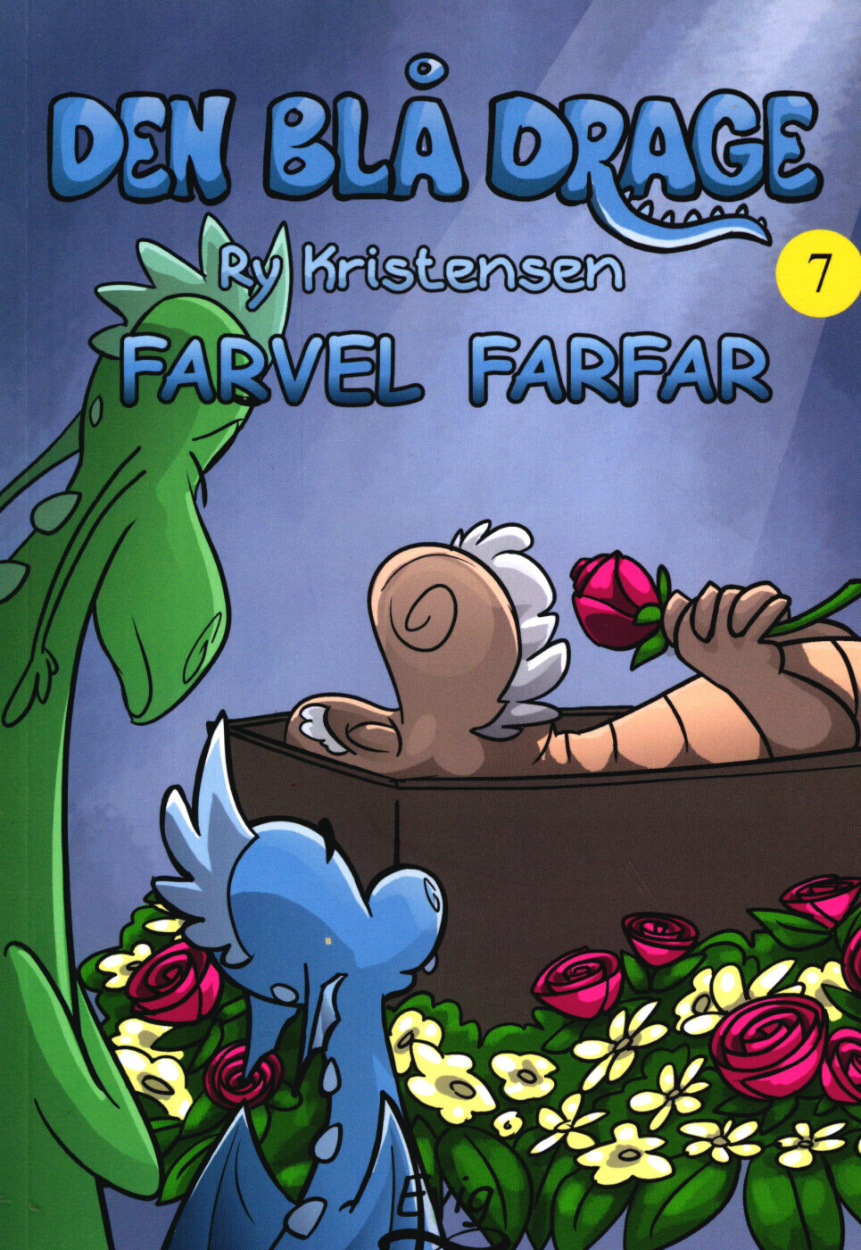 Den Blå Drage 7 - Farvel Farfar - Ry Kristensen - Bog