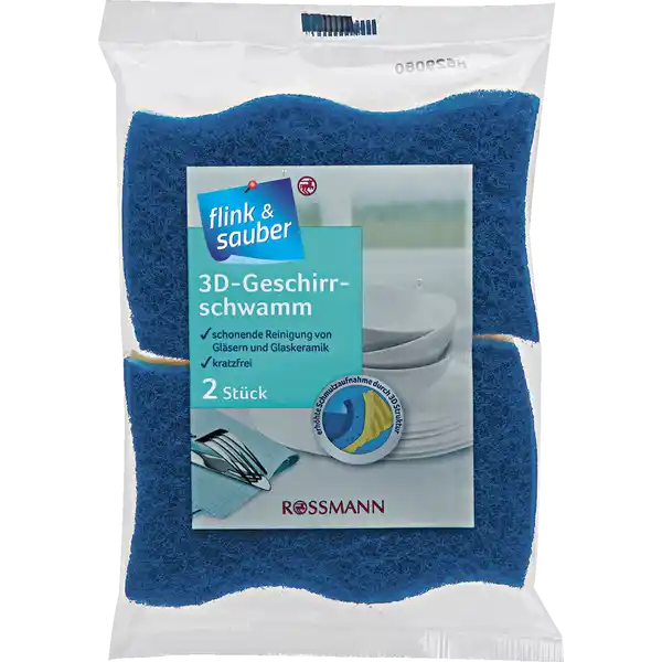3D-Geschirrschwamm