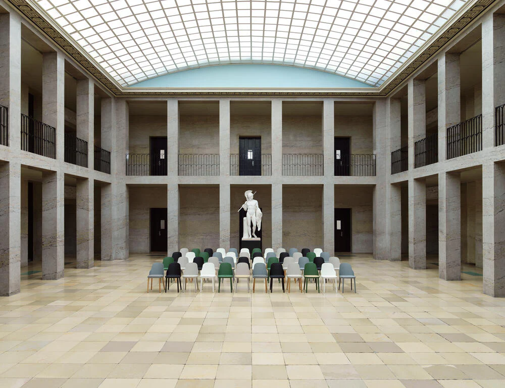 Normann Copenhagen  Allez stol, m/betræk Canvas - Park green