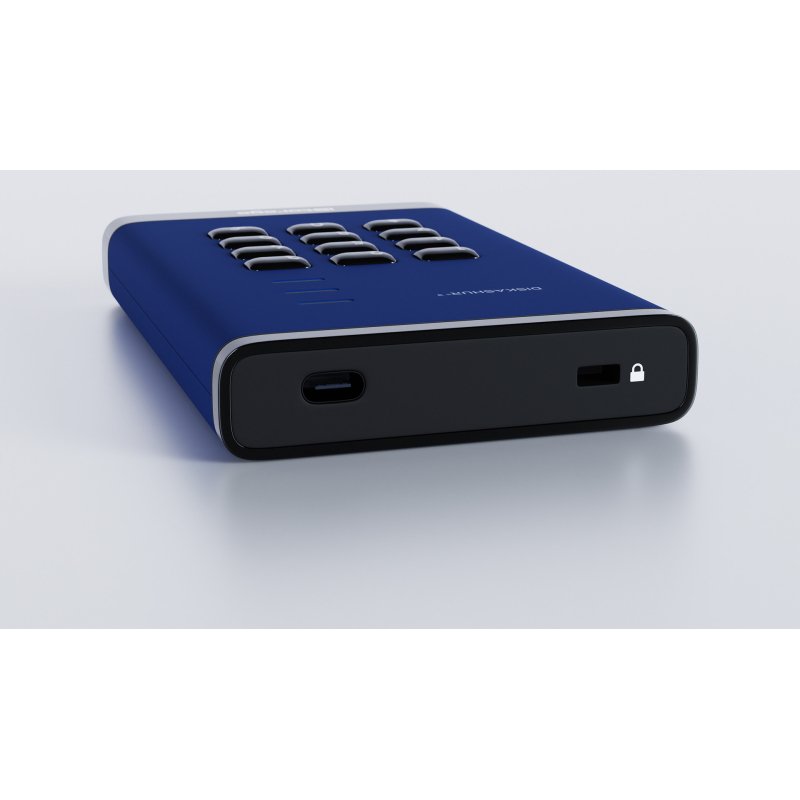 iStorage diskAshur3 SSD 256-bit 2TB - Blue