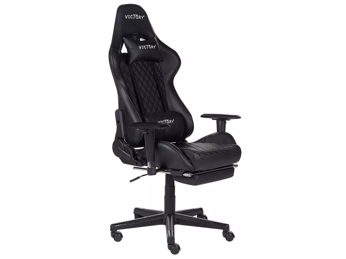 Siège de gaming VICTORY Cuir PU Noir