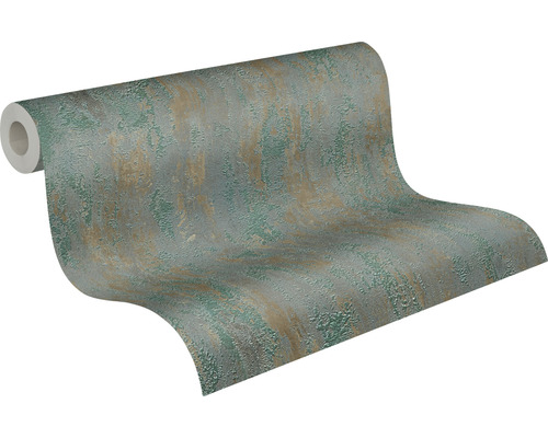Vliesbehang 32651-2 Havana Groen-Bruin Metallic