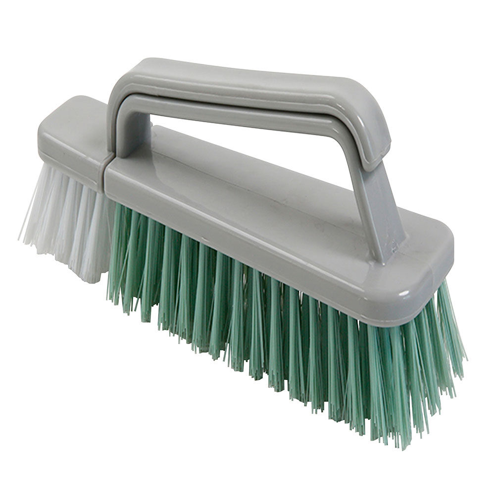 Brosse 2en1 Homclean poils souples et durs grise