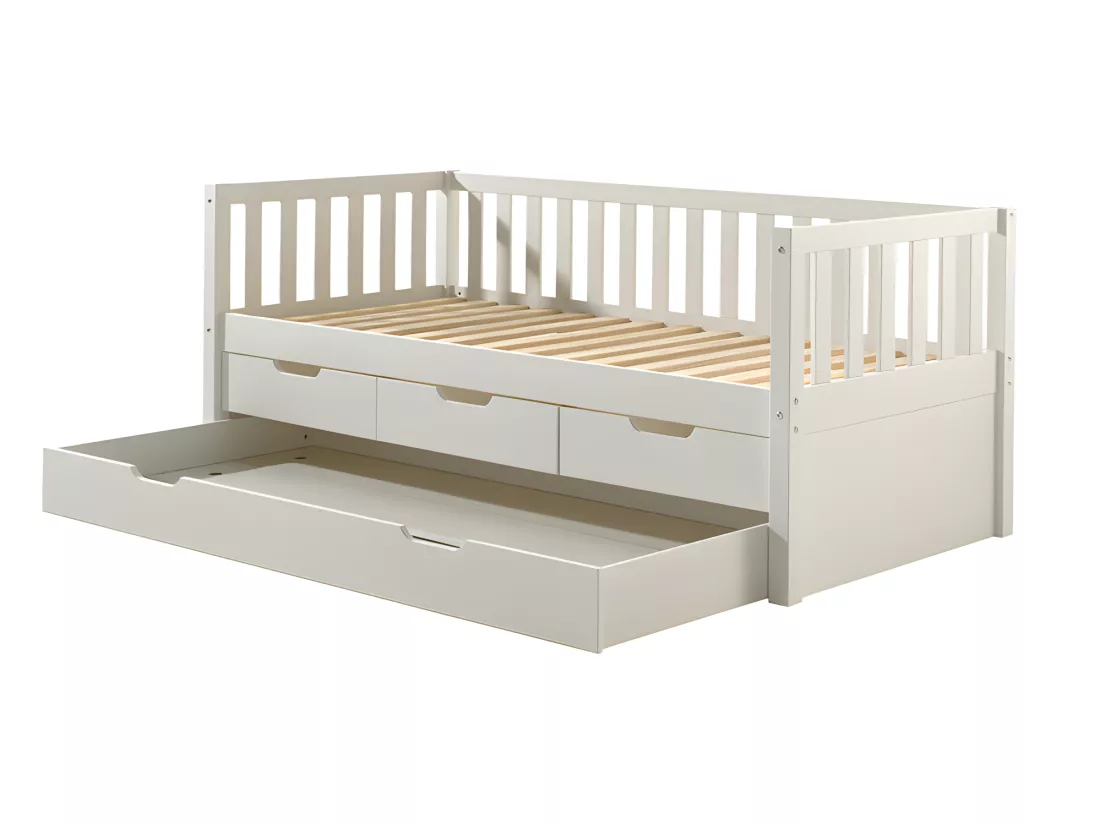 Pack - Lit Capitaine Enfant & Tiroir de Lit 