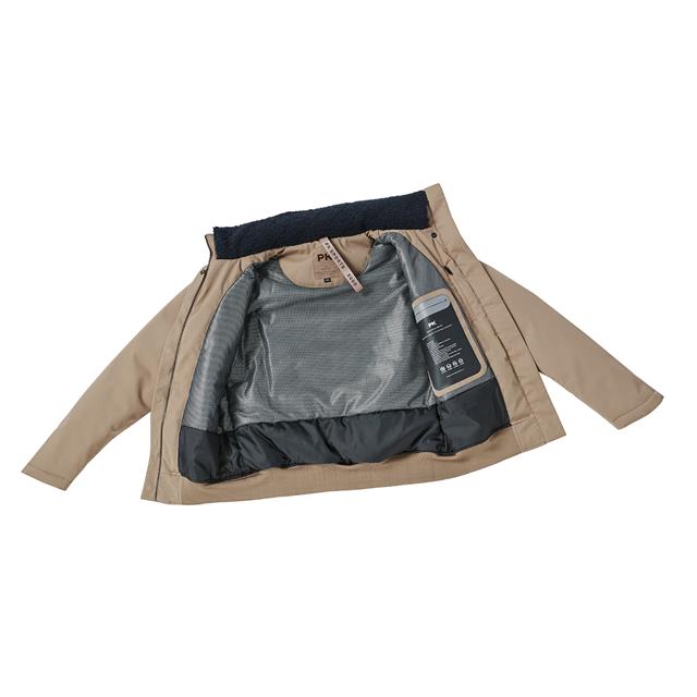 Winterjas PK Zoom Kids Lichtbruin
