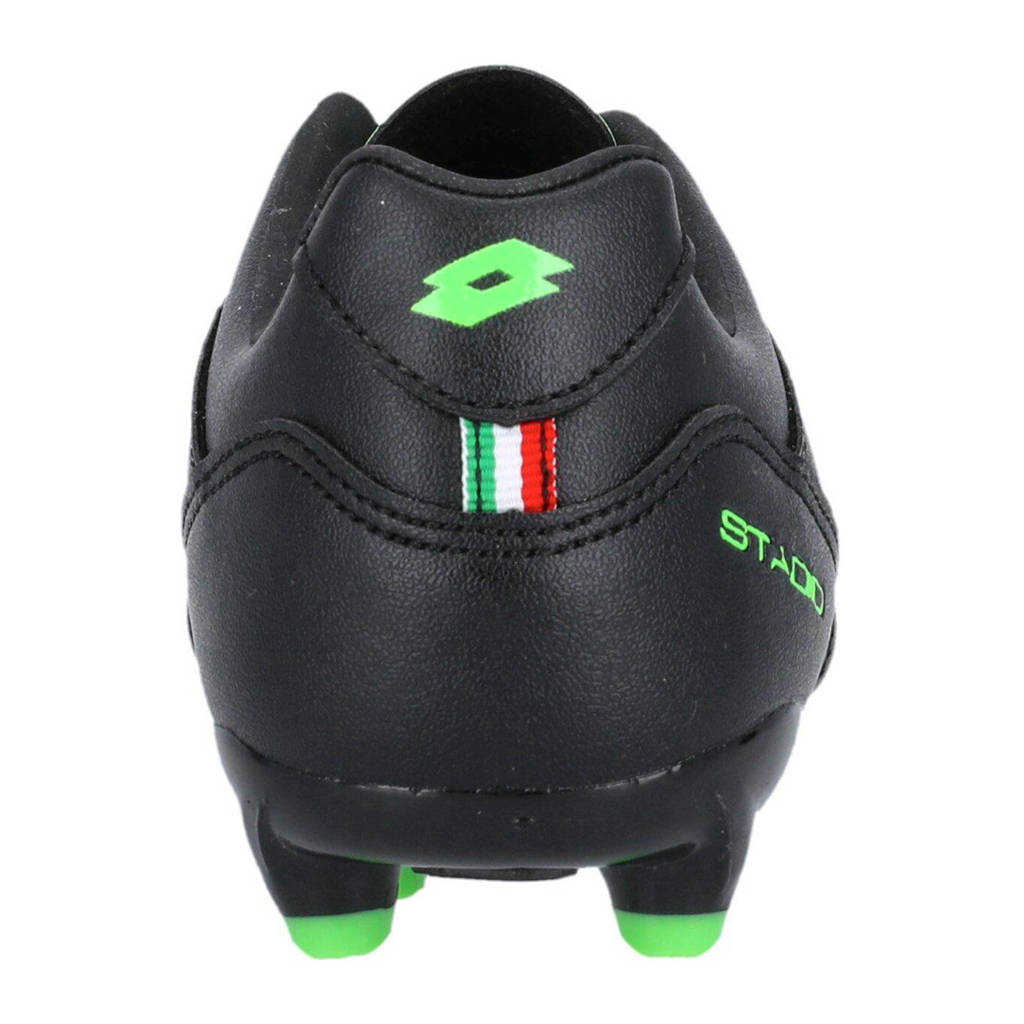 Lotto Stadio 705 FGjunior voetbalschoenen zwart/groen