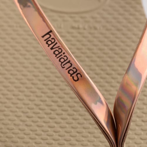 Tongs Femme You Metallic Beige Rose