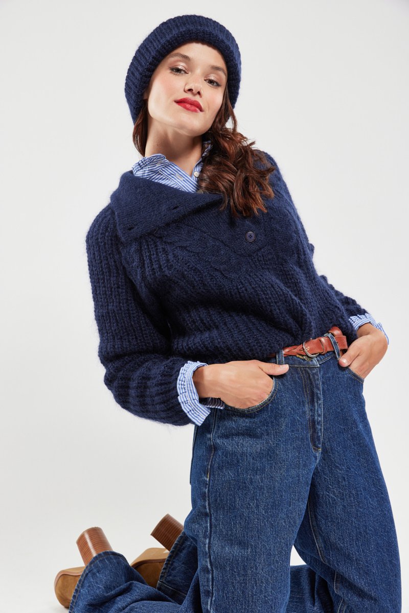 Pull camionneur Terry - mohair