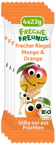 Freche Freunde Bio Riegel Mango & Orange