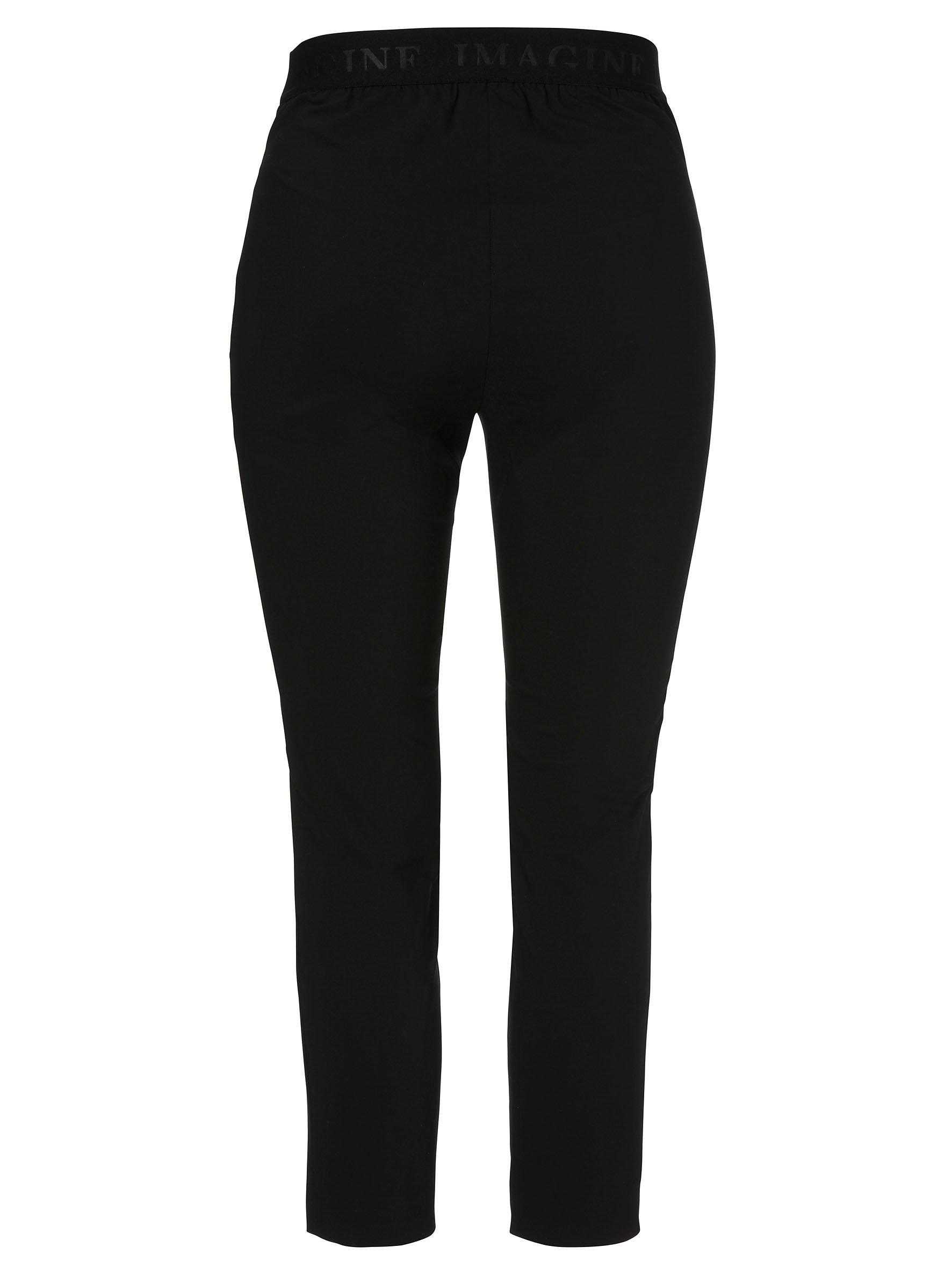 Extraschmale Joggpants mit Wording am Bund