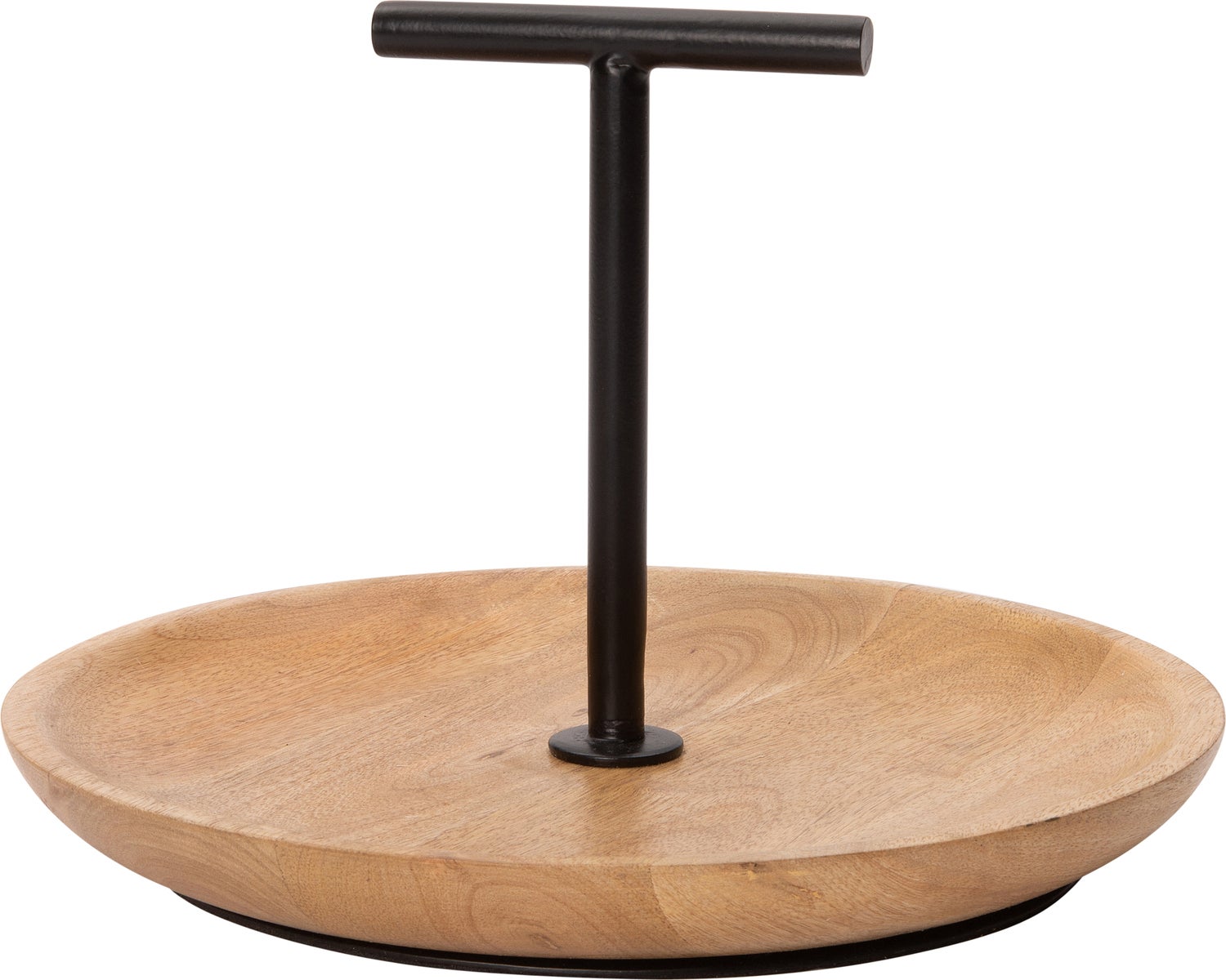 Intratuin etagère Kita naturel / zwart D 26 H 18 cm