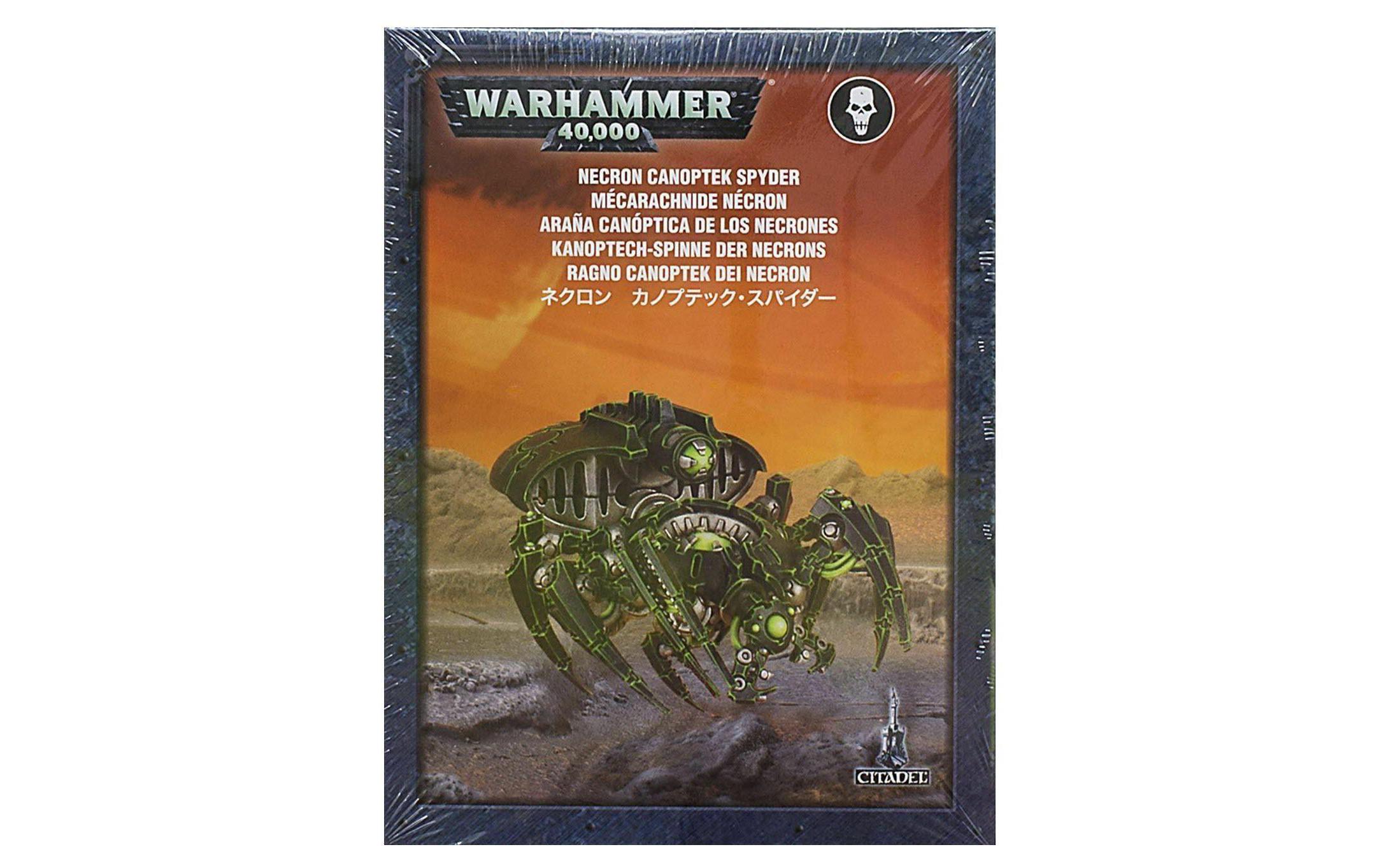 Figur Warhammer 40.000 Necron Canoptek SpyderBausatz für 1 Figur