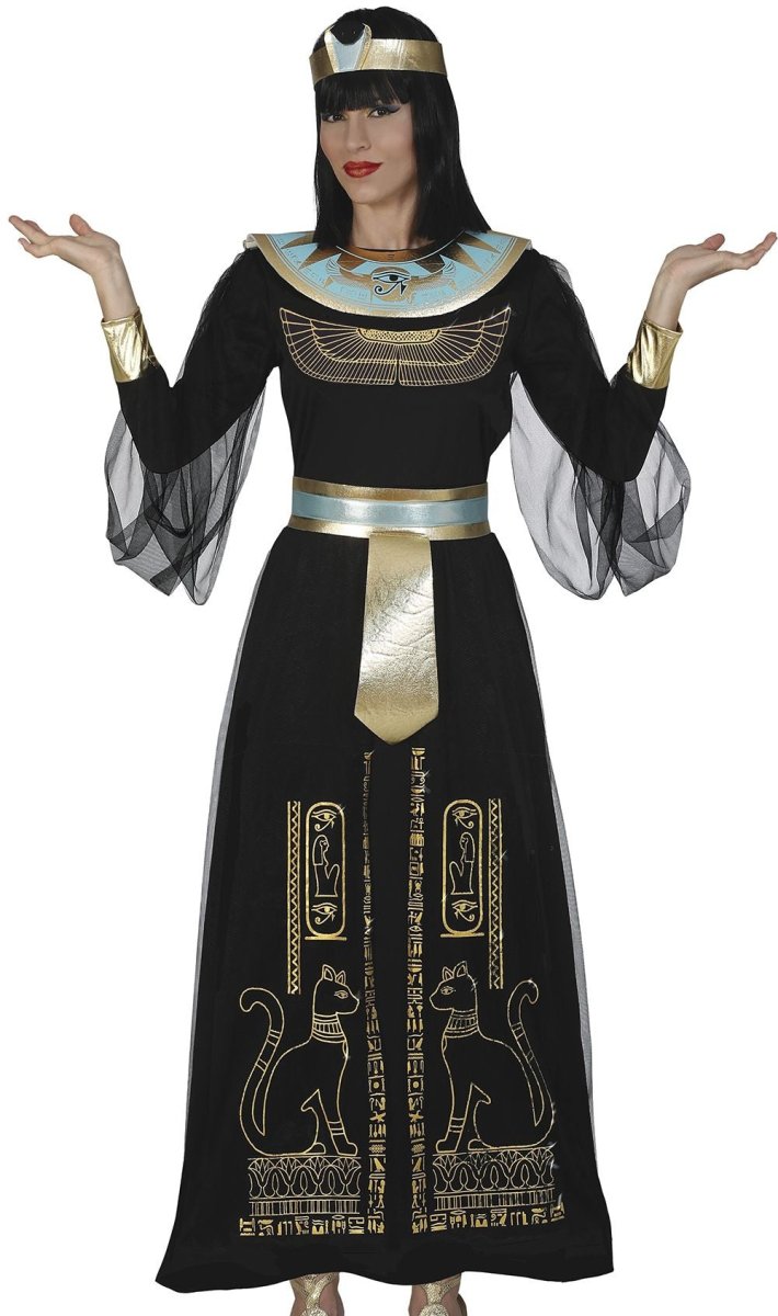 Cleopatra Kostuum Zwart Dames