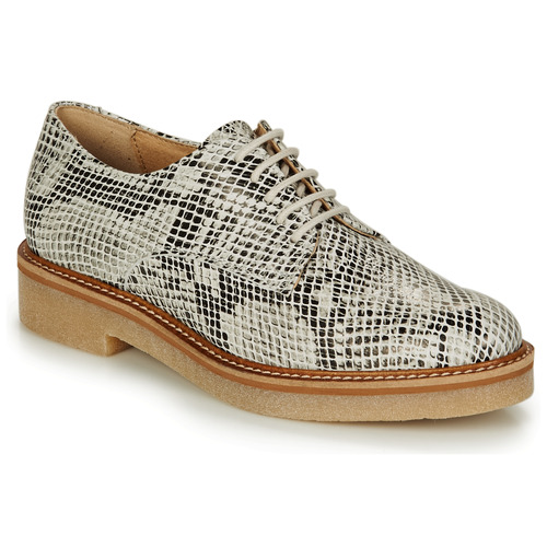 Kickers - OXFORK - Blanc / Noir / Python